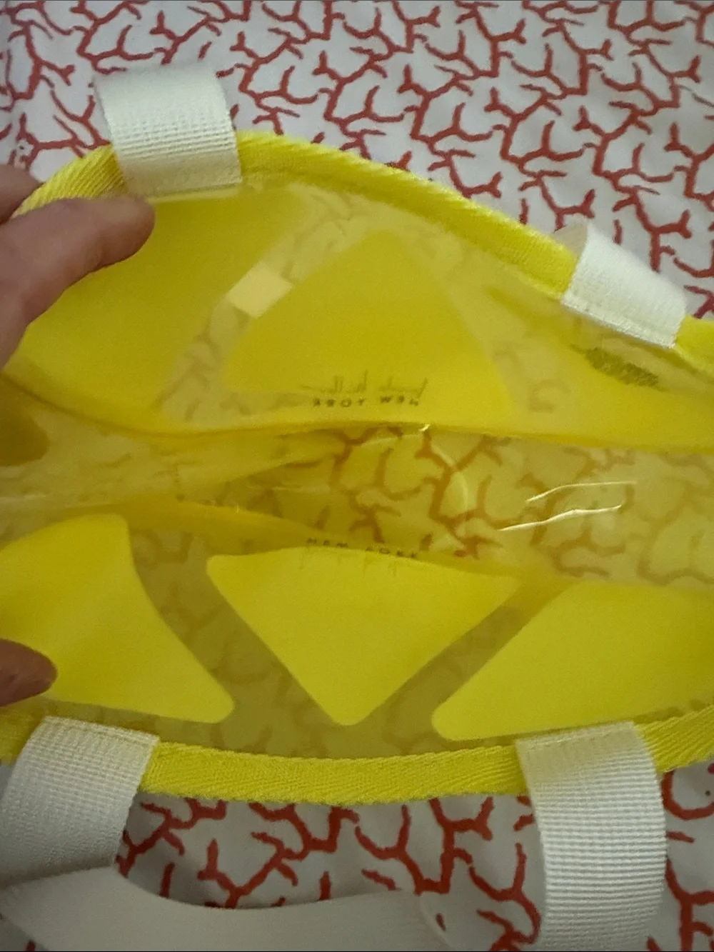 Nicole Miller vintage Kids Yellow Lemon Slice Tote Bag